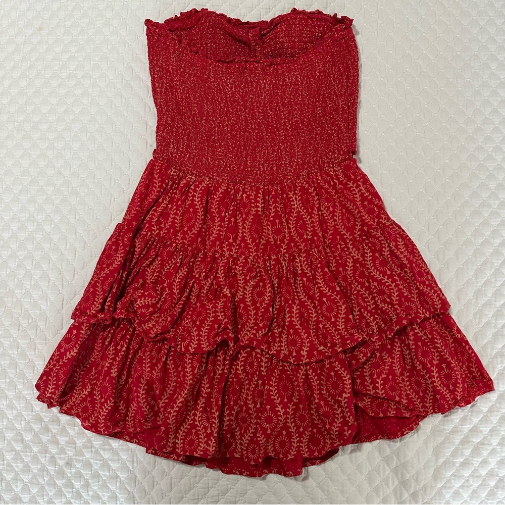 Shore Smocked Ruffle Hem Romper - Picture 8 of 10